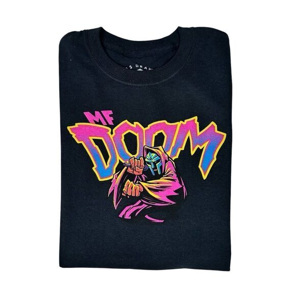 MF DOOM Supervillain Tee Size Large Black Gasdrawls Rhymesayers - Picture 1 of 4